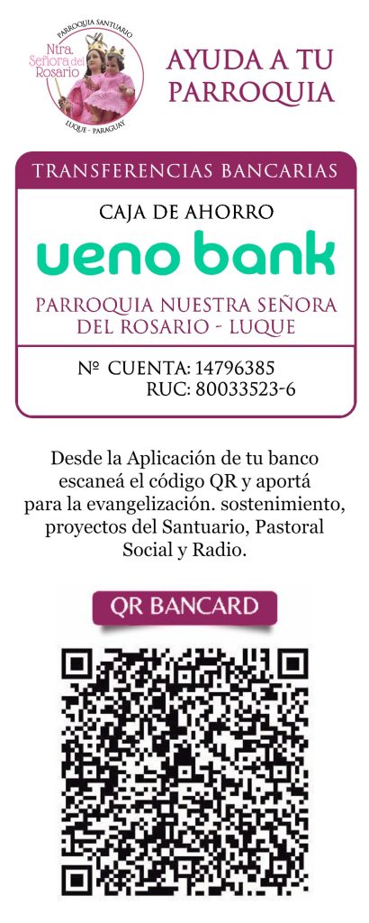 Aporte al Santuario Nuestra Señora del Rosario de Luque